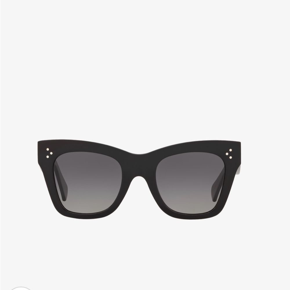 Celine Black Round Oversized Sunglasses CL4003IN Mineral 01A